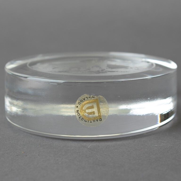 Dartington Crystal Glass Paperweight photo Home Decor
