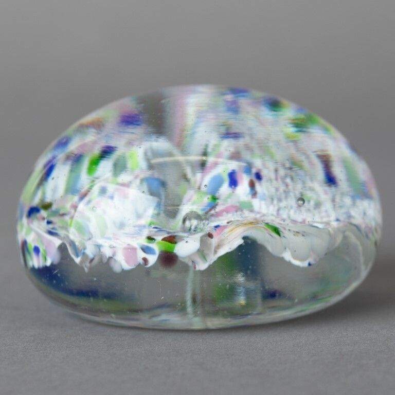 Mid Century Guernsey Island Studio Hand Blown Glass Paperweight photo Home Decor