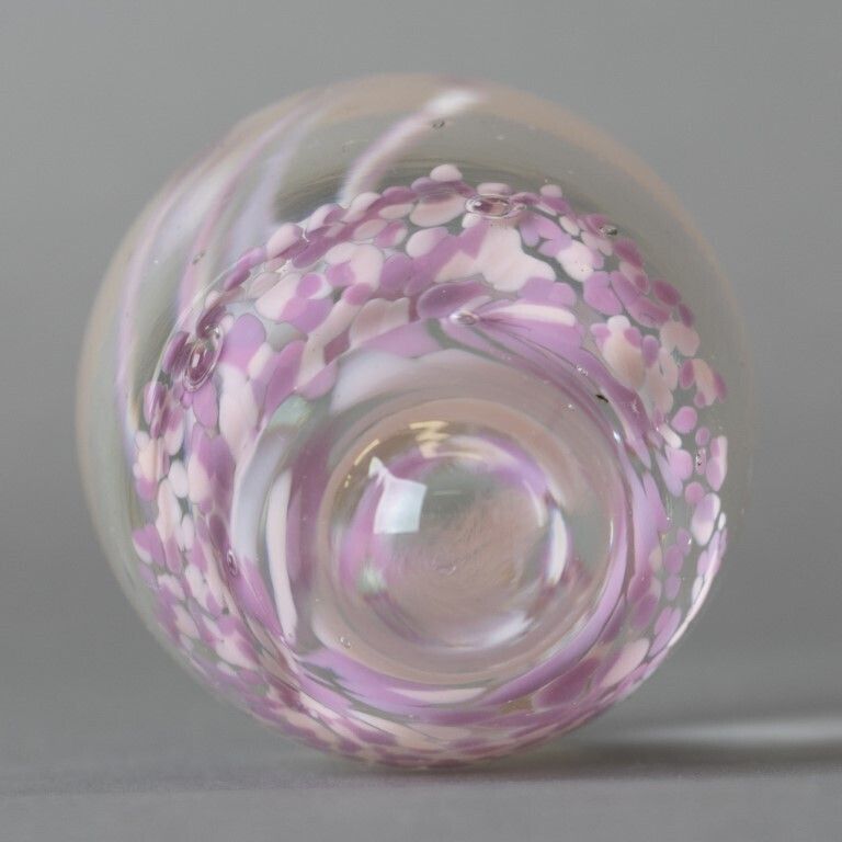 Mid Century Guernsey Island Studio Hand Blown Glass Paperweight photo furniture