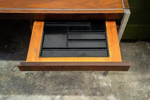 Large Six Drawer Center Desk By Florence Knoll Bassett For Knoll International, 1960s photo 3139.0