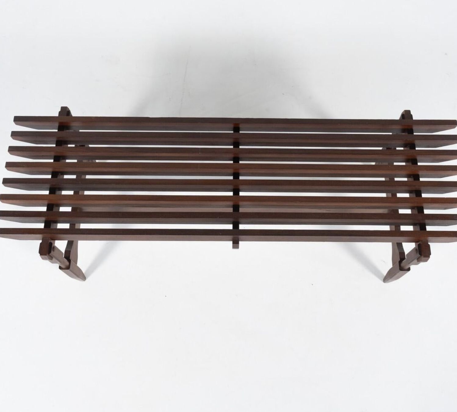 Mid Century Modern Wooden Bench By Ico And Luisa Parisi, Italy, 1950s photo vinterior