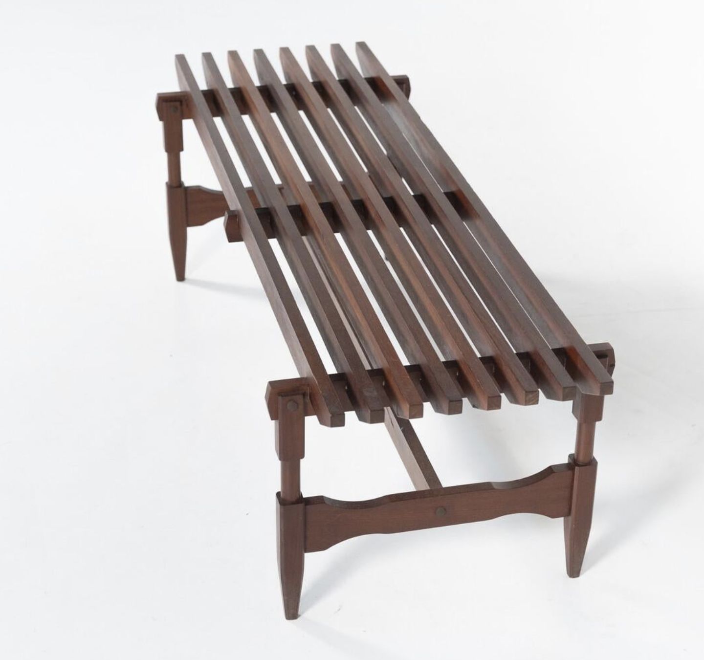 photo furniture Mid Century Modern Wooden Bench By Ico And Luisa Parisi, Italy, 1950s