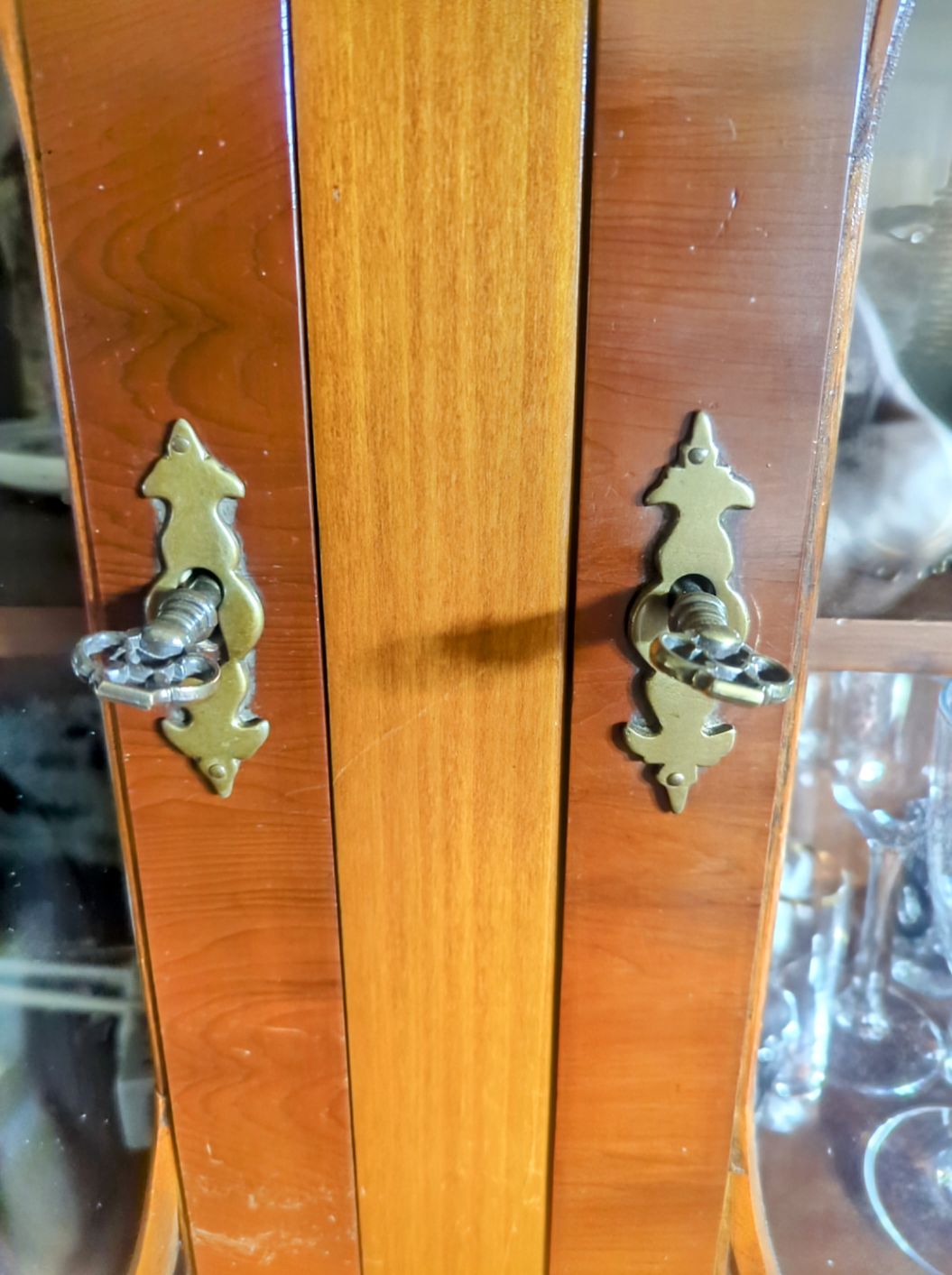 Bevan And Funnell Yew Breakfront Cabinet 1980's Reprodux 1980's photo Furniture