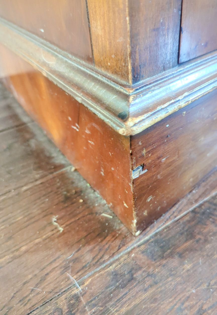 Bevan And Funnell Yew Breakfront Cabinet 1980's Reprodux 1980's photo buy