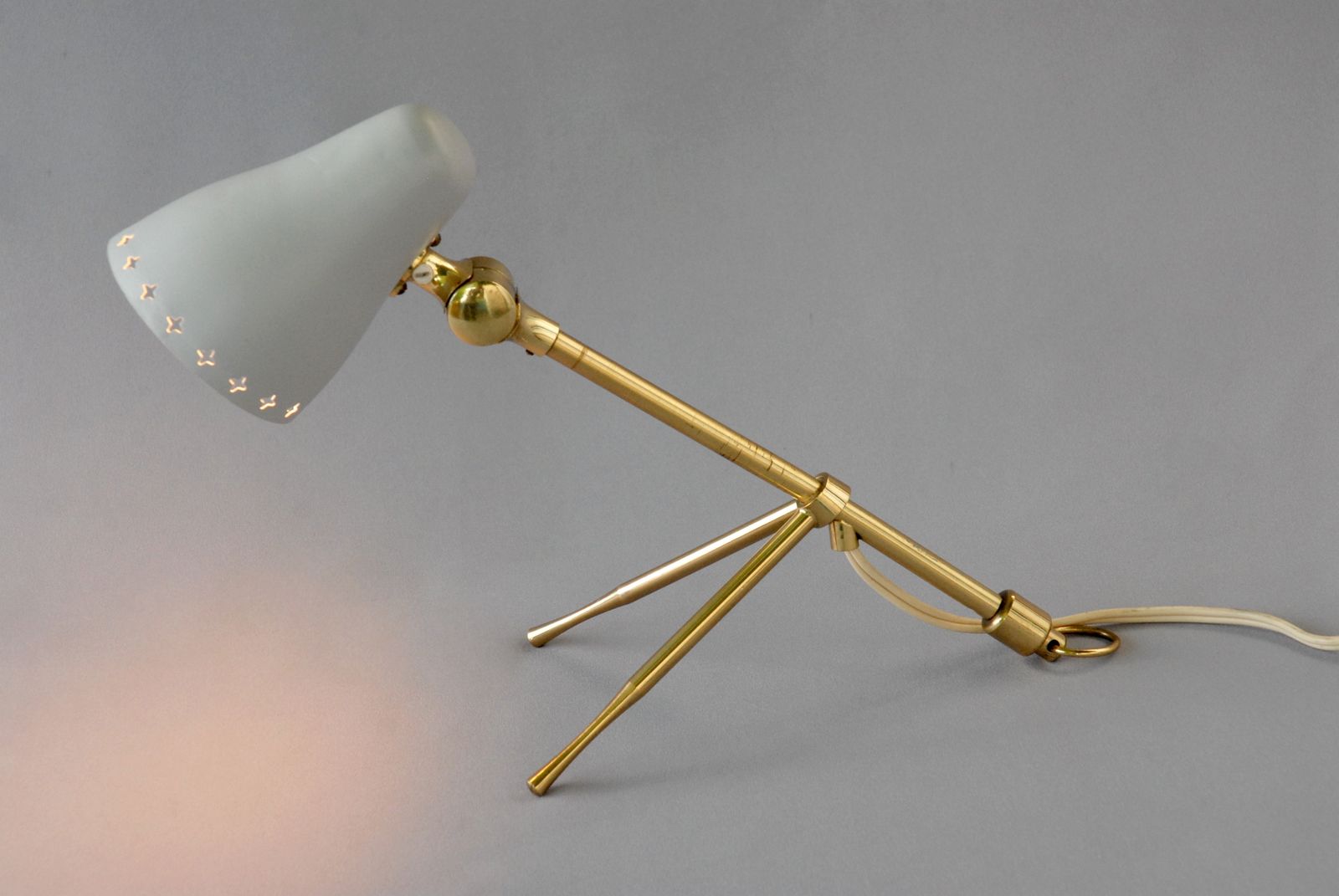 Table Lamp By Jean Boris Lacroix For Falkenbergs Lighting, Sweden, 1950s photo for sale