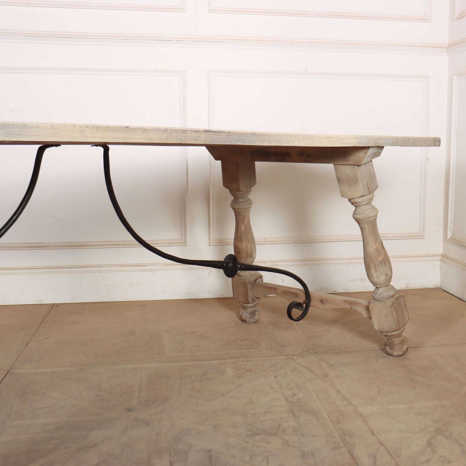 Spanish Chestnut Dining Table, 1920s photo for sale