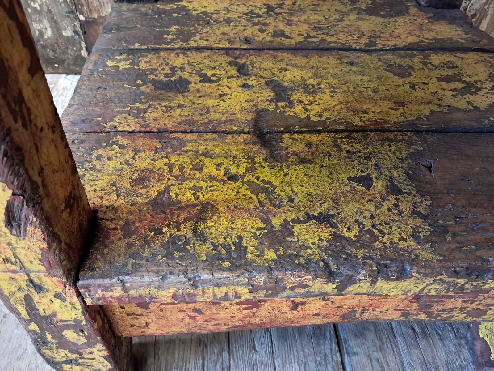 Rustic Workstation Table photo vintage