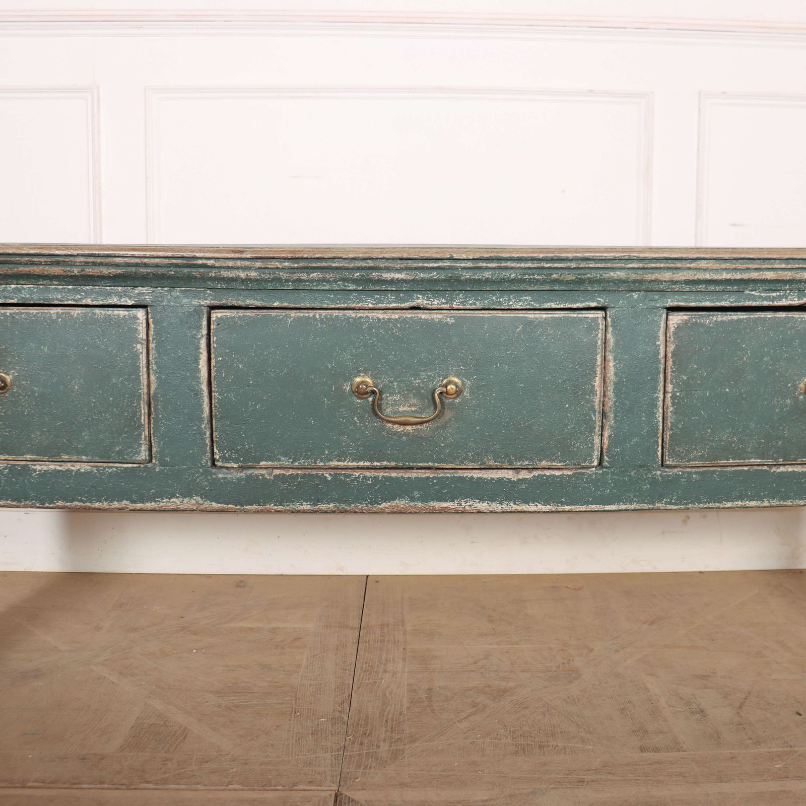 English Painted Dresser Base, 18th Century And Earlier photo for sale