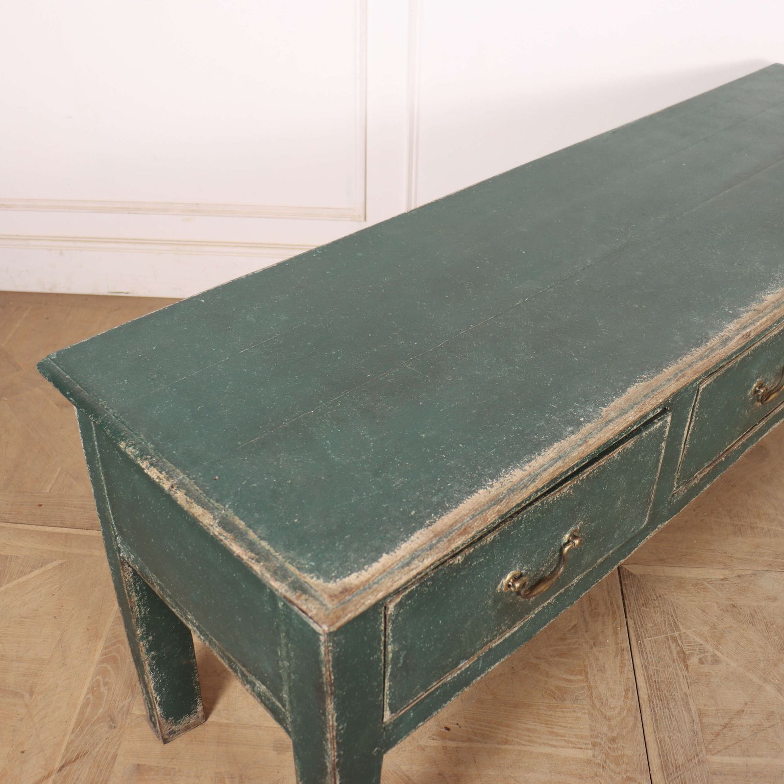 Furniture English Painted Dresser Base, 18th Century And Earlier photo