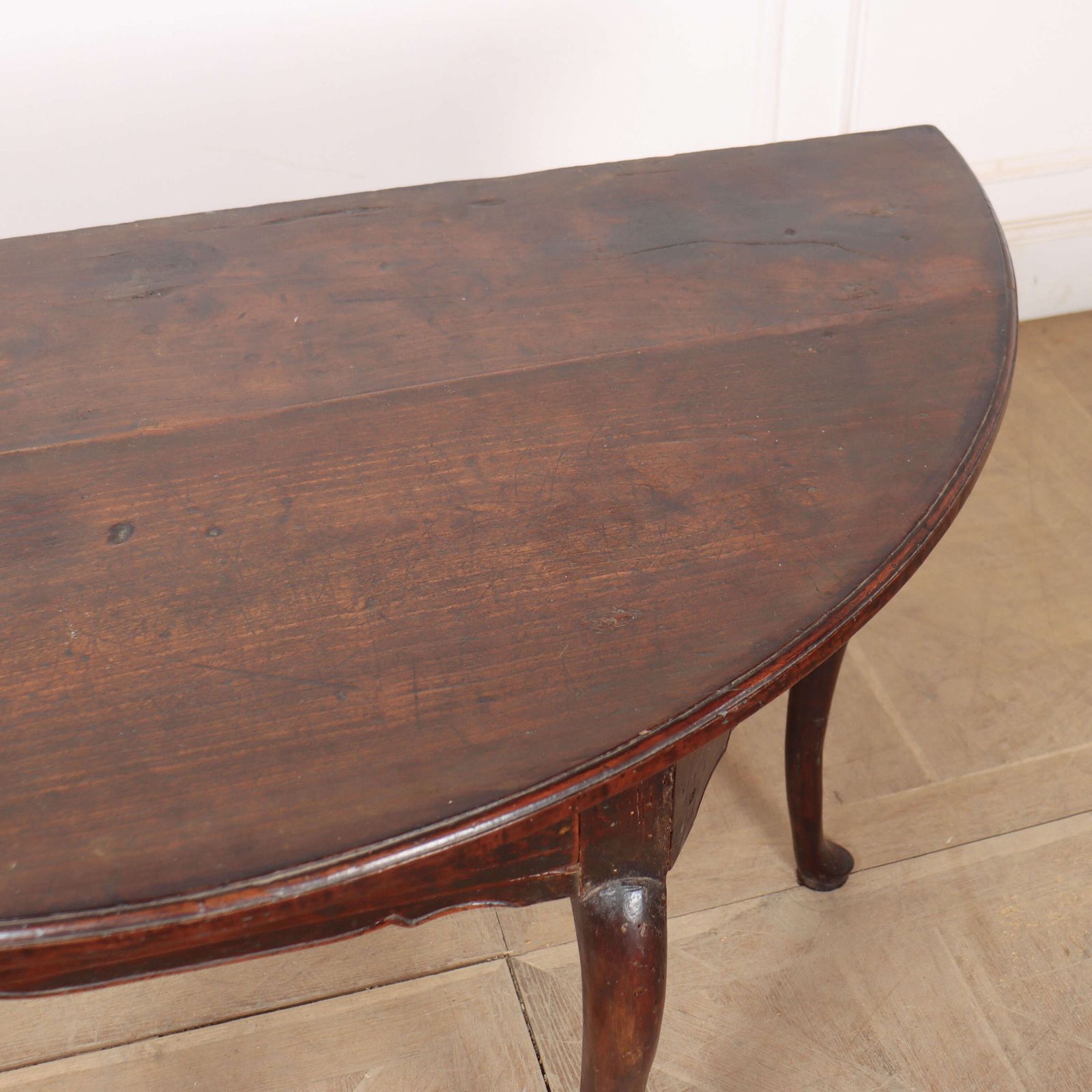 photo furniture Pair Of Italian Demi Lune Console Tables