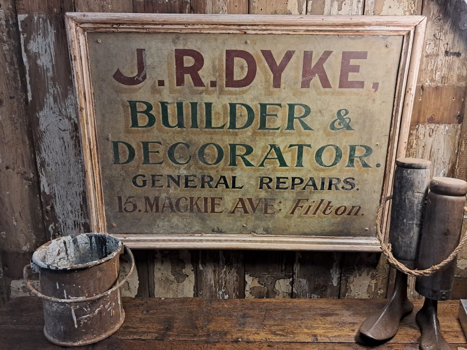 Vintage Builders Sign