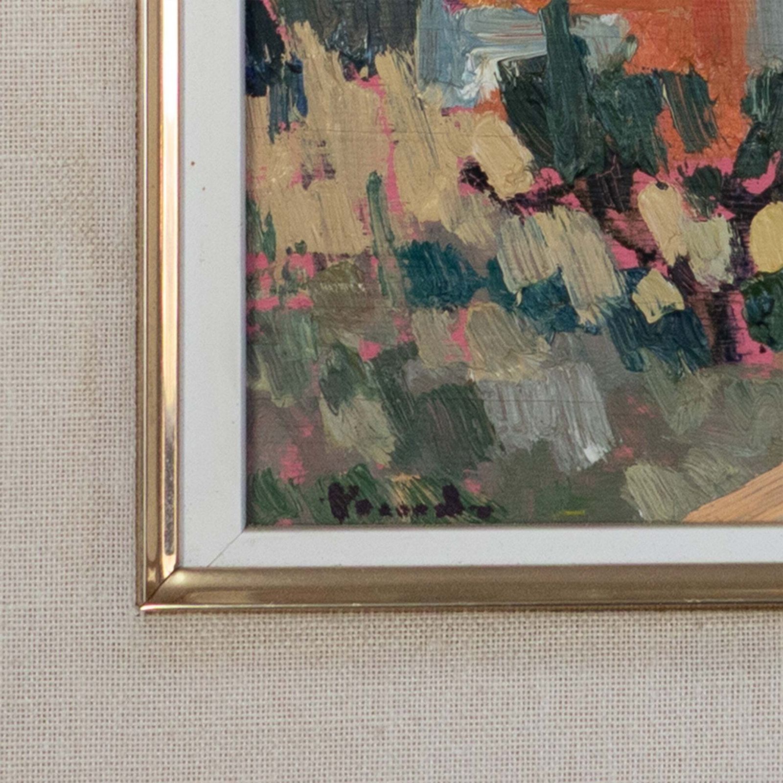 Kunst Twee Impressionistische Schilderijen In Kleurrijke Stijl – Spaanse Landschappen photo