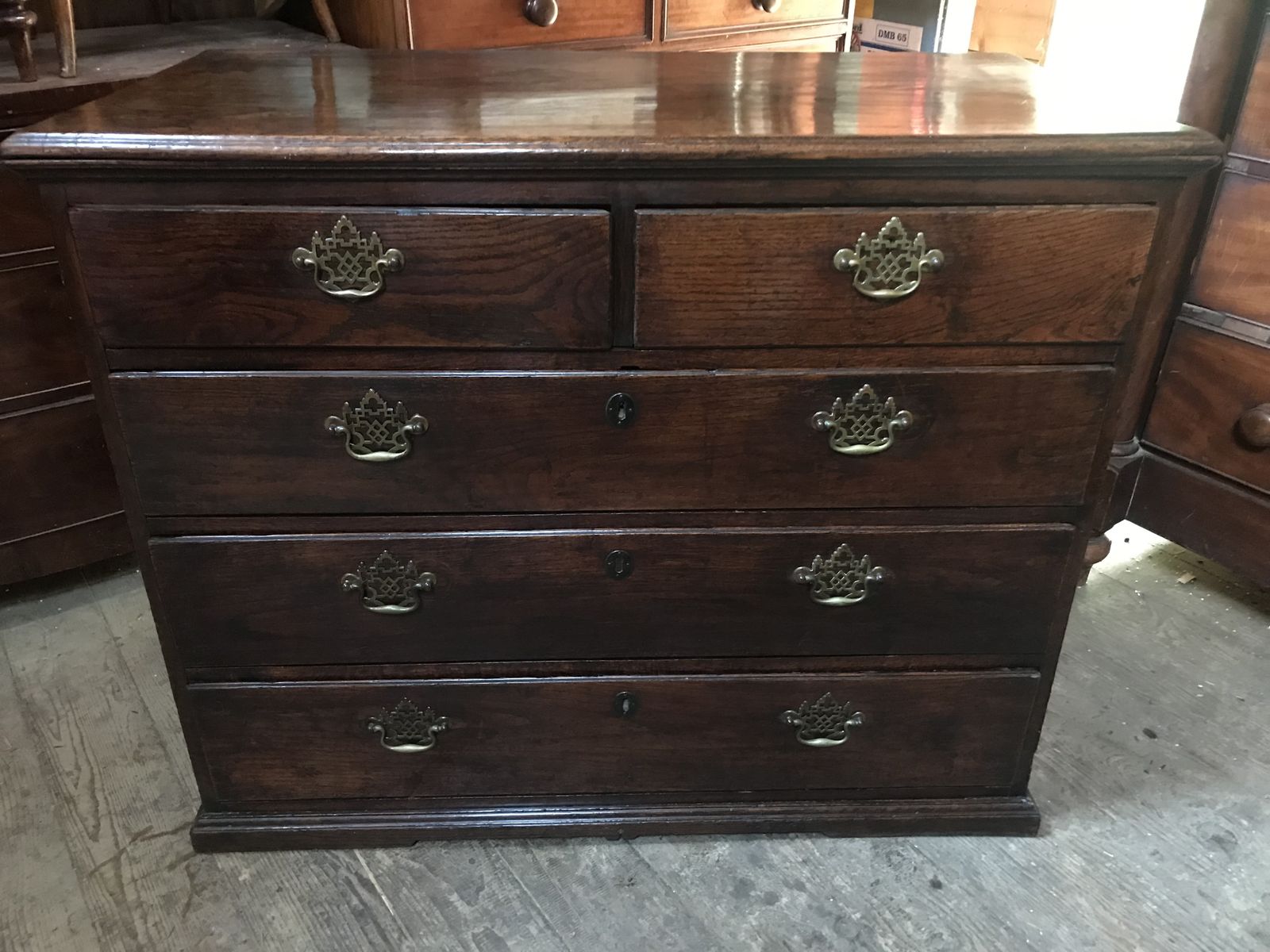 18th Century Oak Chest Of Drawers.