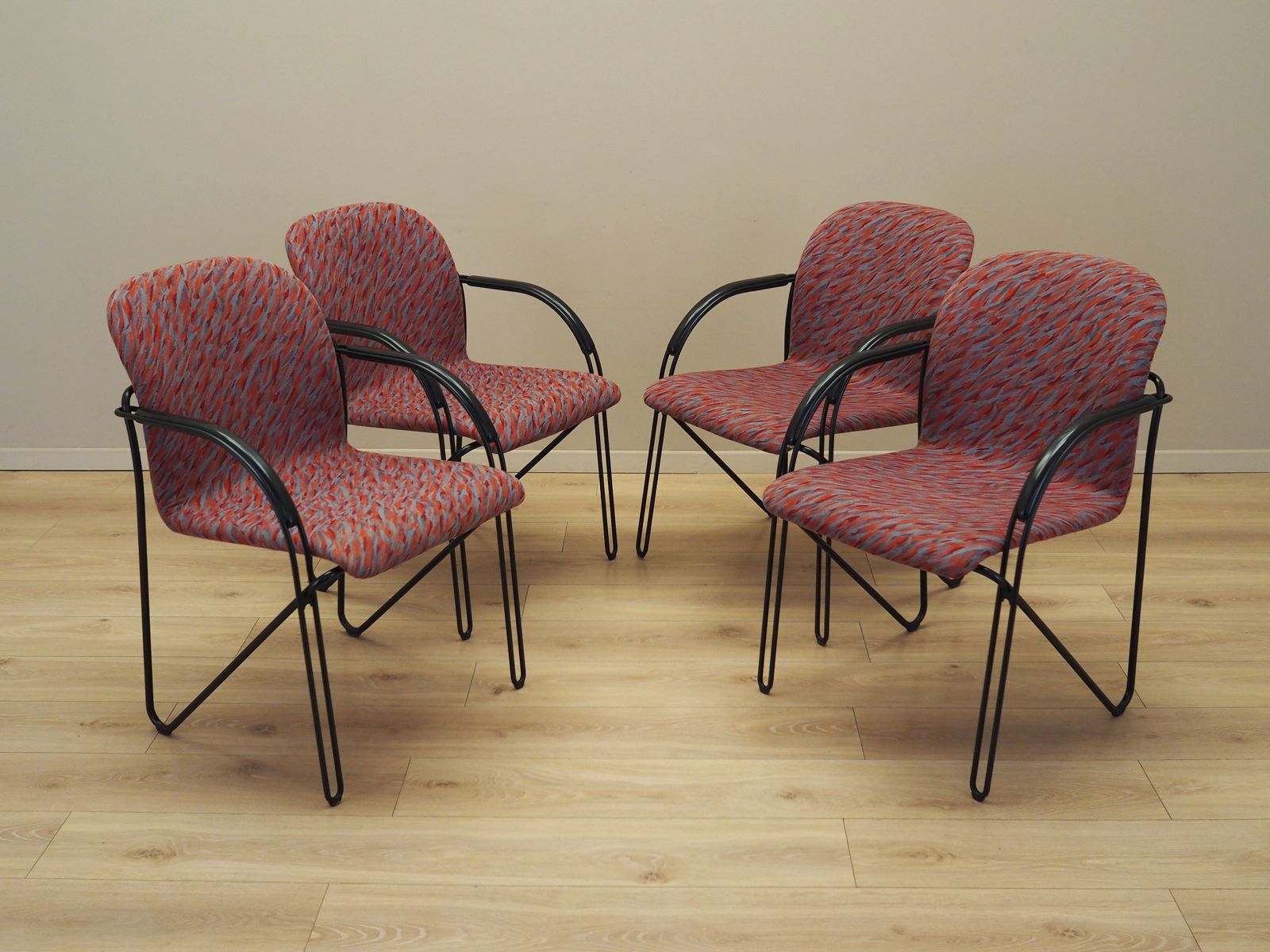 Set Of Four Chairs Italian Design 1980s Production Italy photo furniture