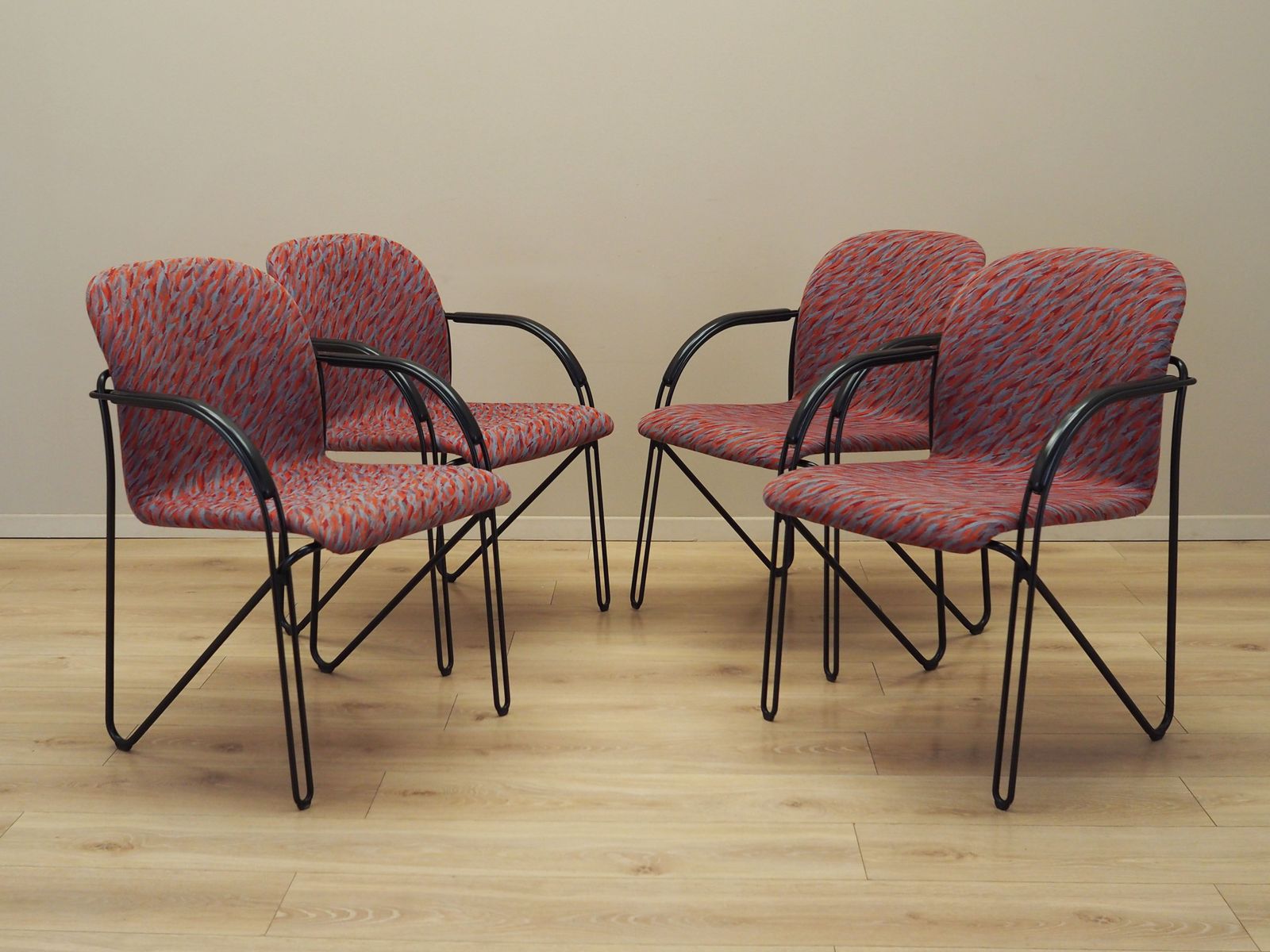 Set Of Four Chairs Italian Design 1980s Production Italy photo for sale