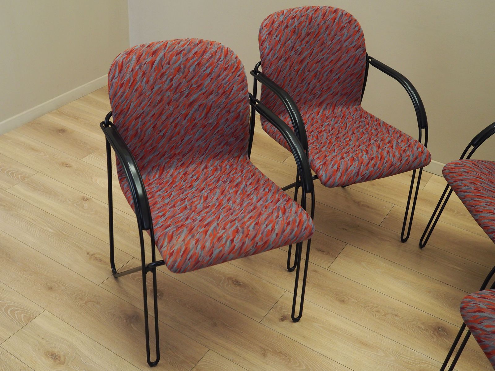 Set Of Four Chairs Italian Design 1980s Production Italy photo Furniture