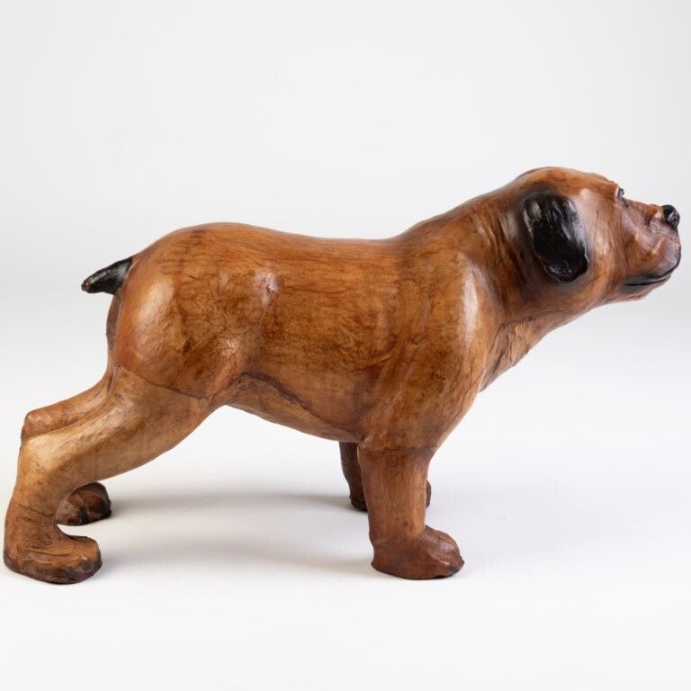 Liberty & Co Early 20th Century Country House Leather Dog Footstool photo 1275.0