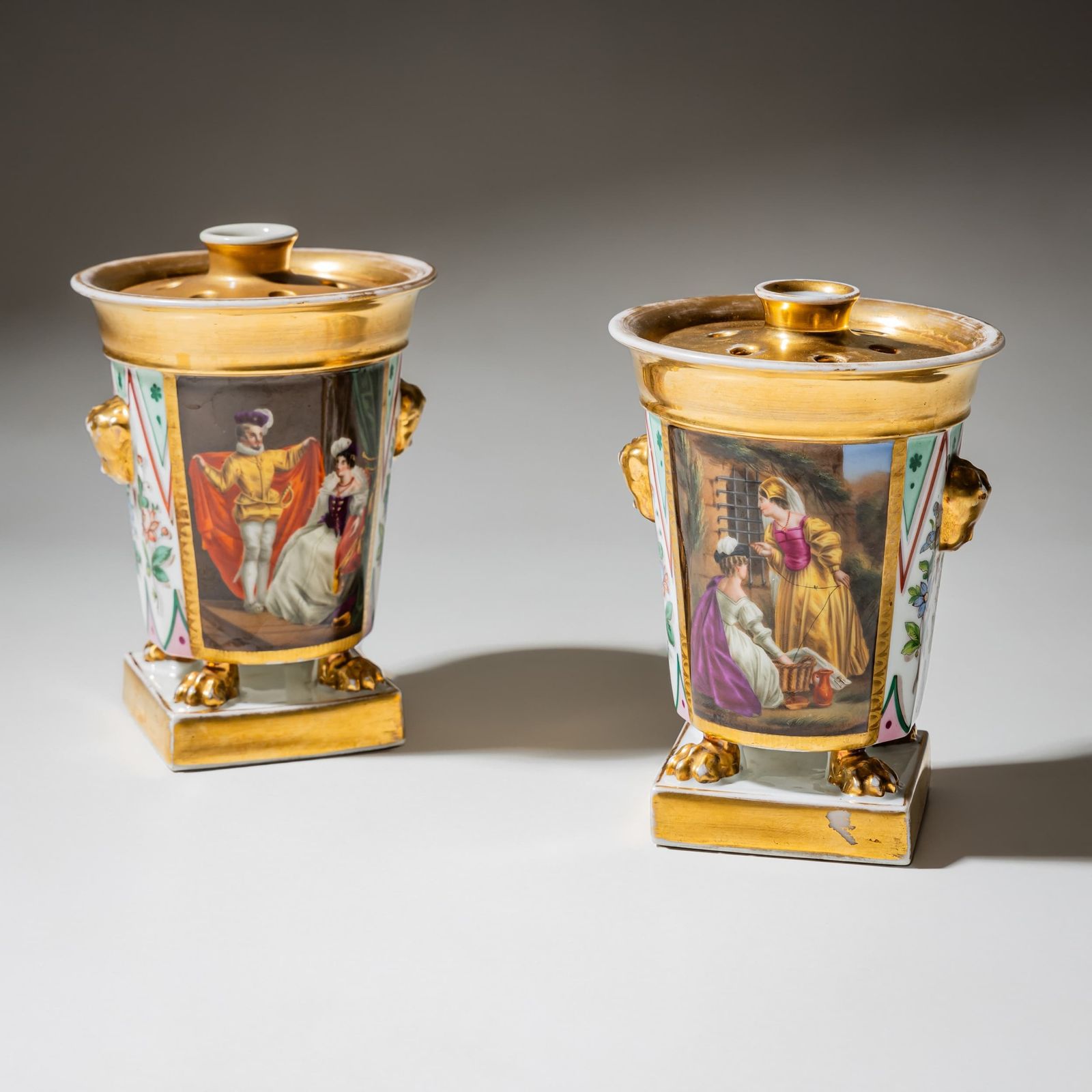 Potpourri Vases, Paris, Late 19th Century photo buy