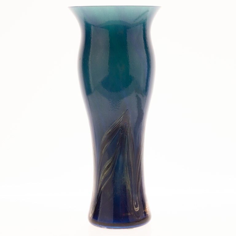 Caithness Scottish Glass Art Nouveau Style Vase photo furniture