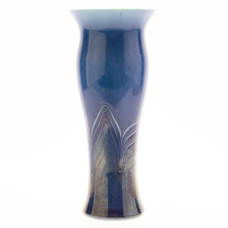 Caithness Scottish Glass Art Nouveau Style Vase