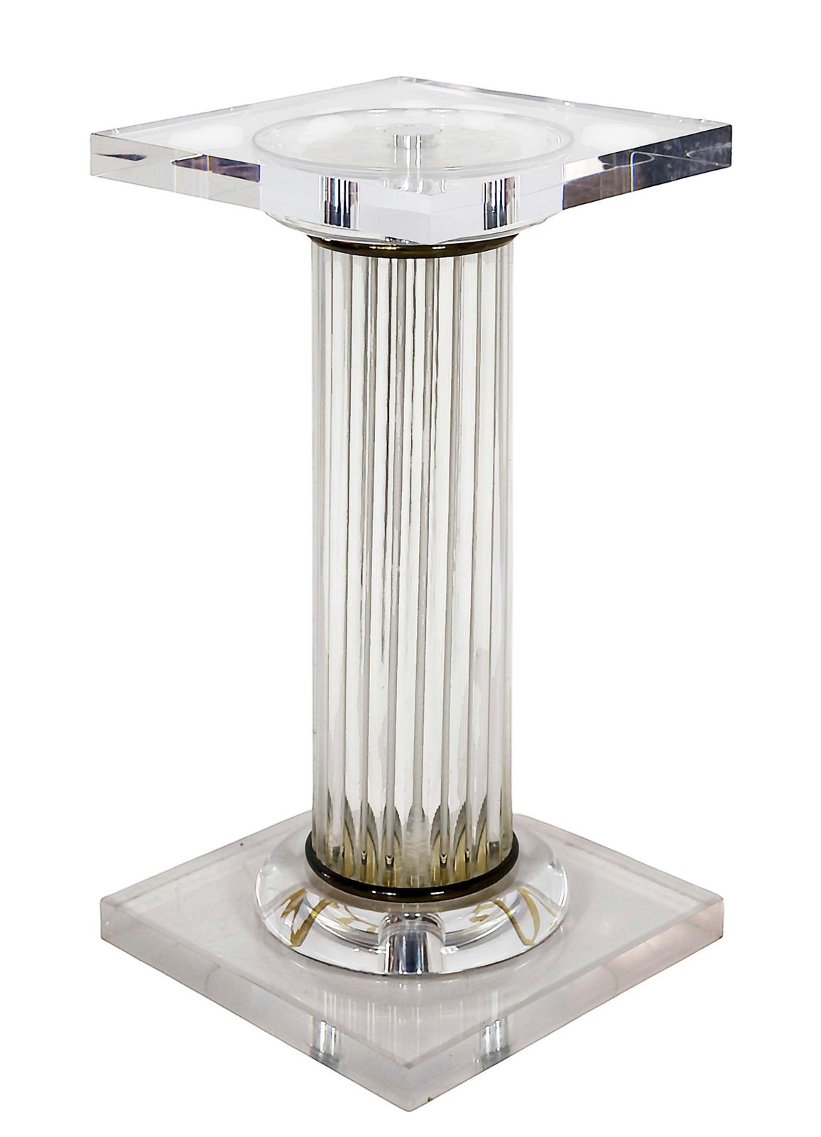 Pair Of Mid Century Italian Plexiglass Pedestal/Columns/Base/Legs photo 3860.0