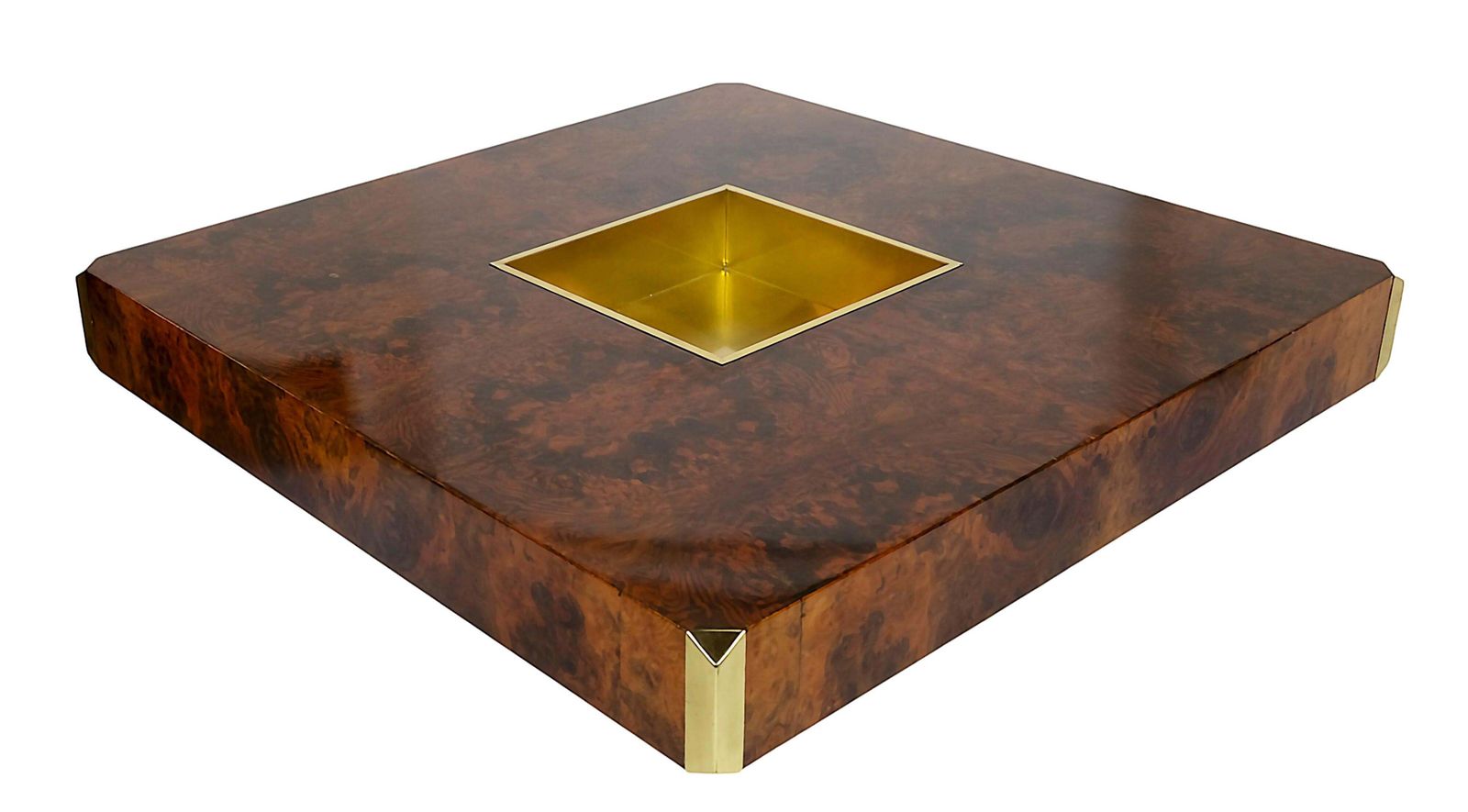 Italian Mid Century Alveo Coffee Cocktail Table, Willy Rizzo, Circa 1970 photo Furniture