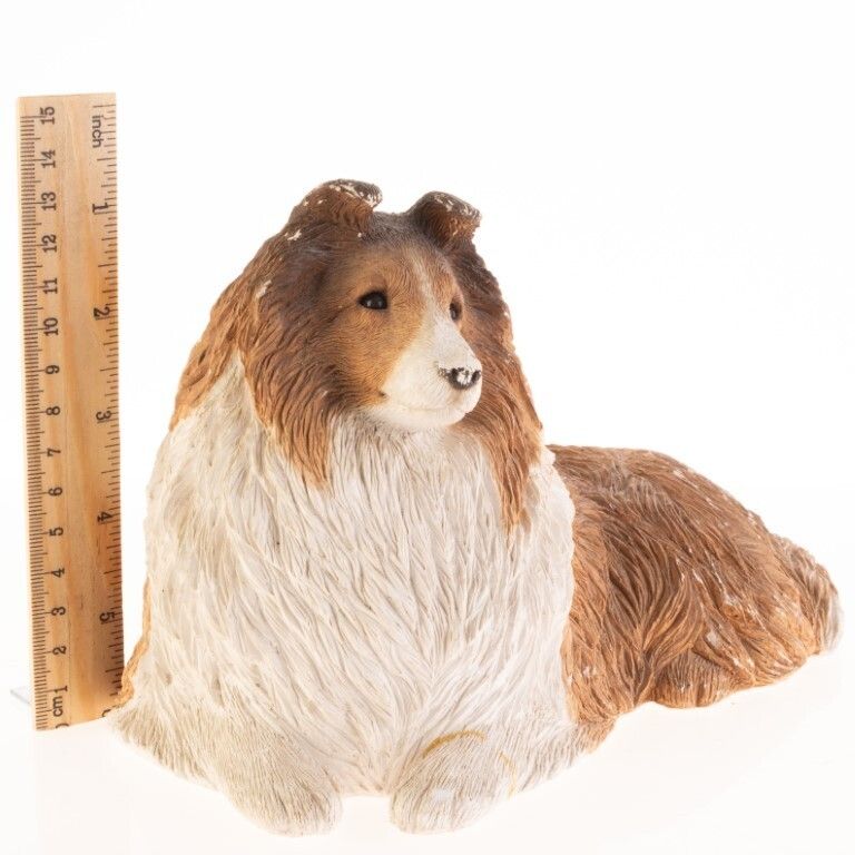 American Hand Painted Sculpture Of A Dog photo Art