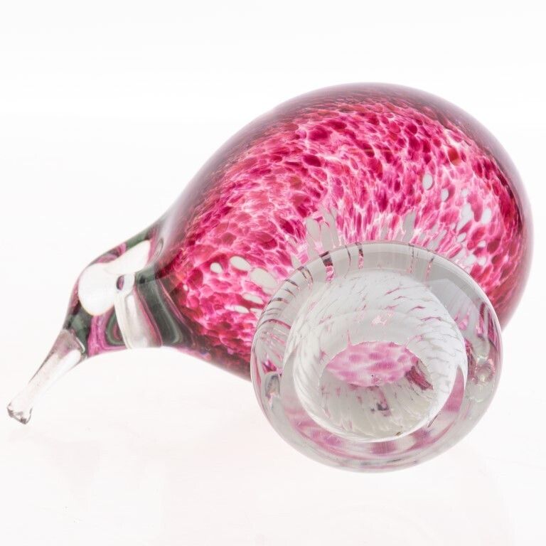 Wedgwood Speckled Pink Glass Paperweight photo furniture