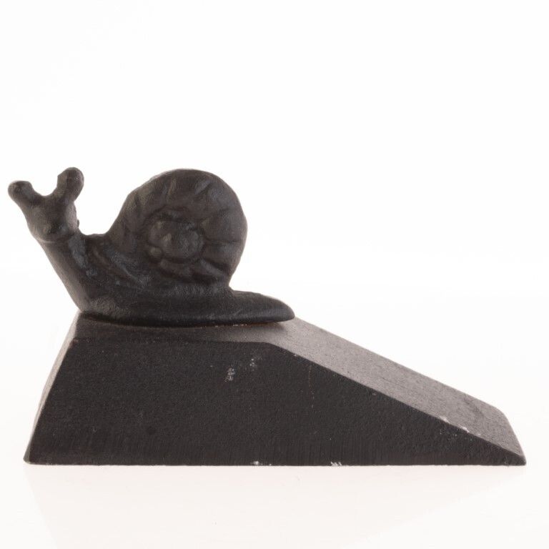 Novelty Cast Iron Snail Door Stopper