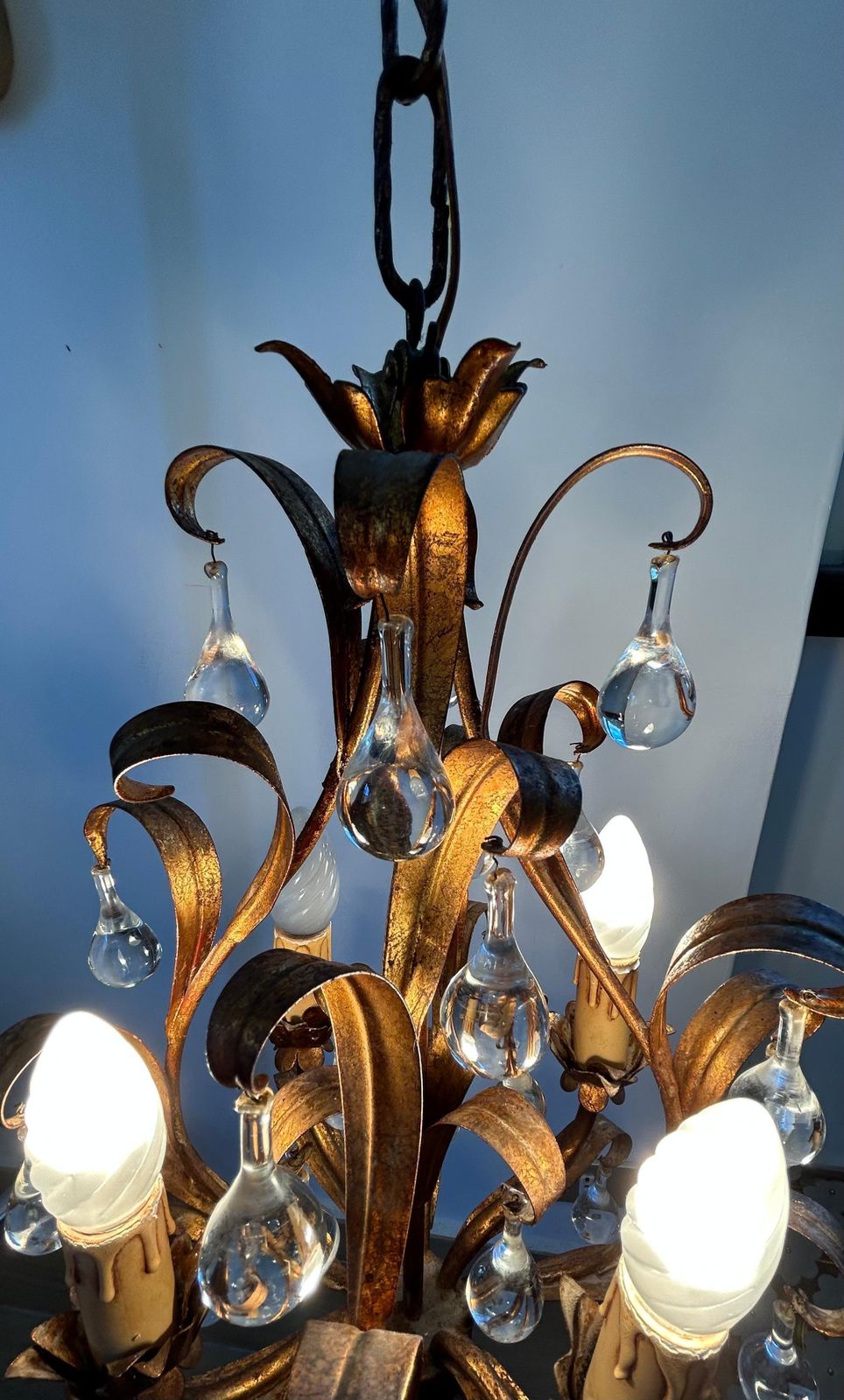 Florence Lily, Murano Glass Drops Chandelier photo Lighting