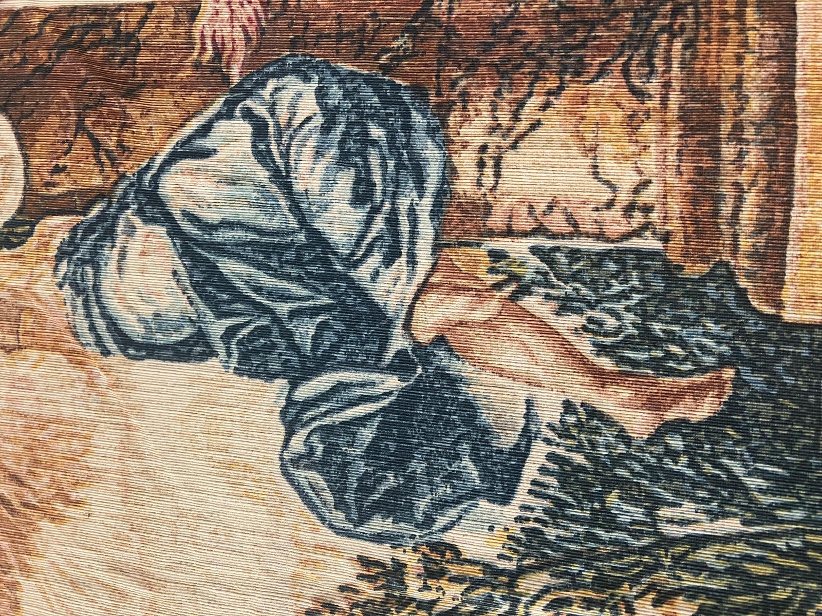 "America" Tapestry 1980c photo vintage