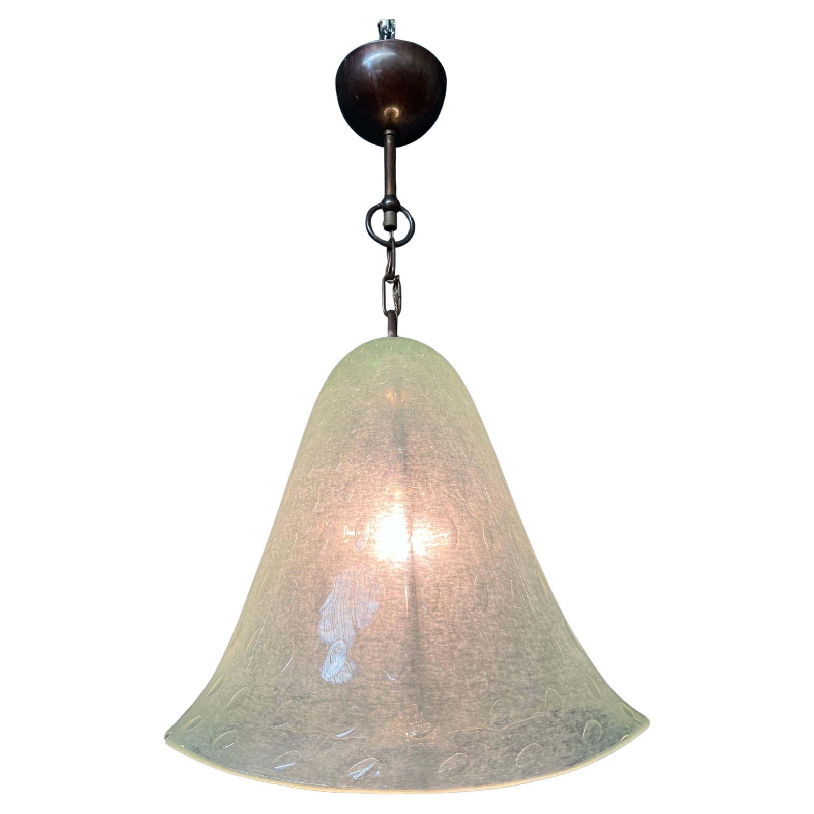 Lantern Chandelier By Barovier & Toso, Murano
