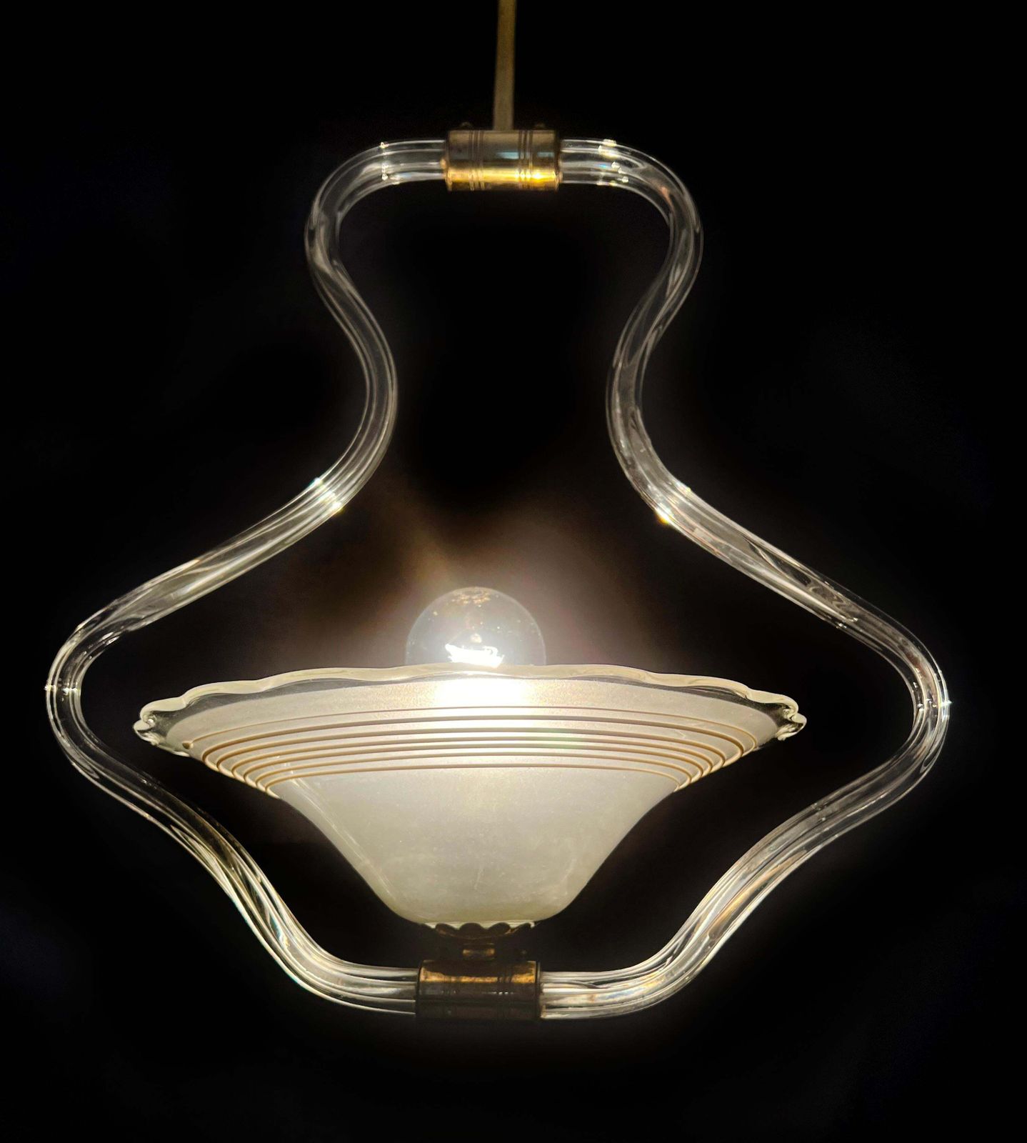 931.0 Chandelier By Barovier & Toso, Murano, 1950s photo