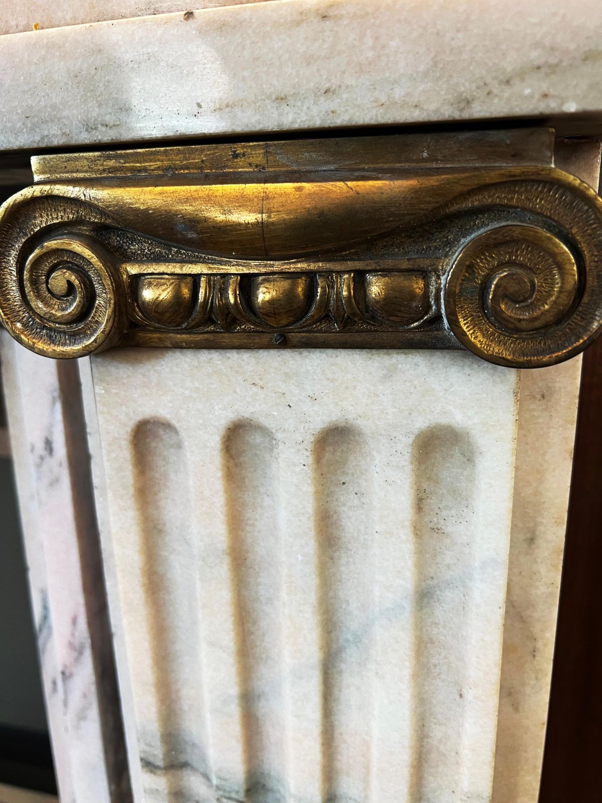 Majestic Marble Fireplace. Budapest 1920 photo buy
