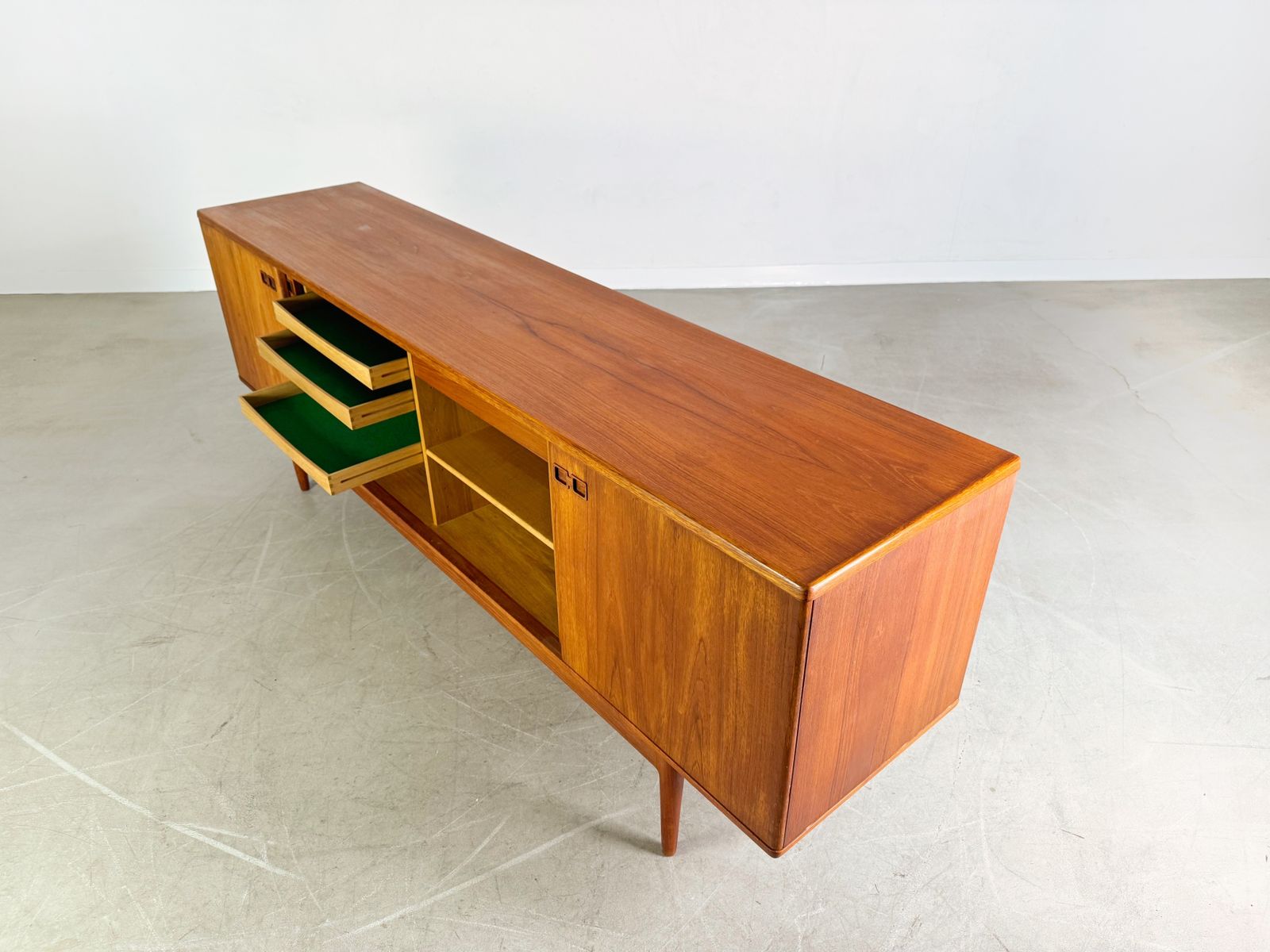 Danish Mid Century Sideboard Christian Linneberg Teak Vintage 60s Sideboard photo furniture