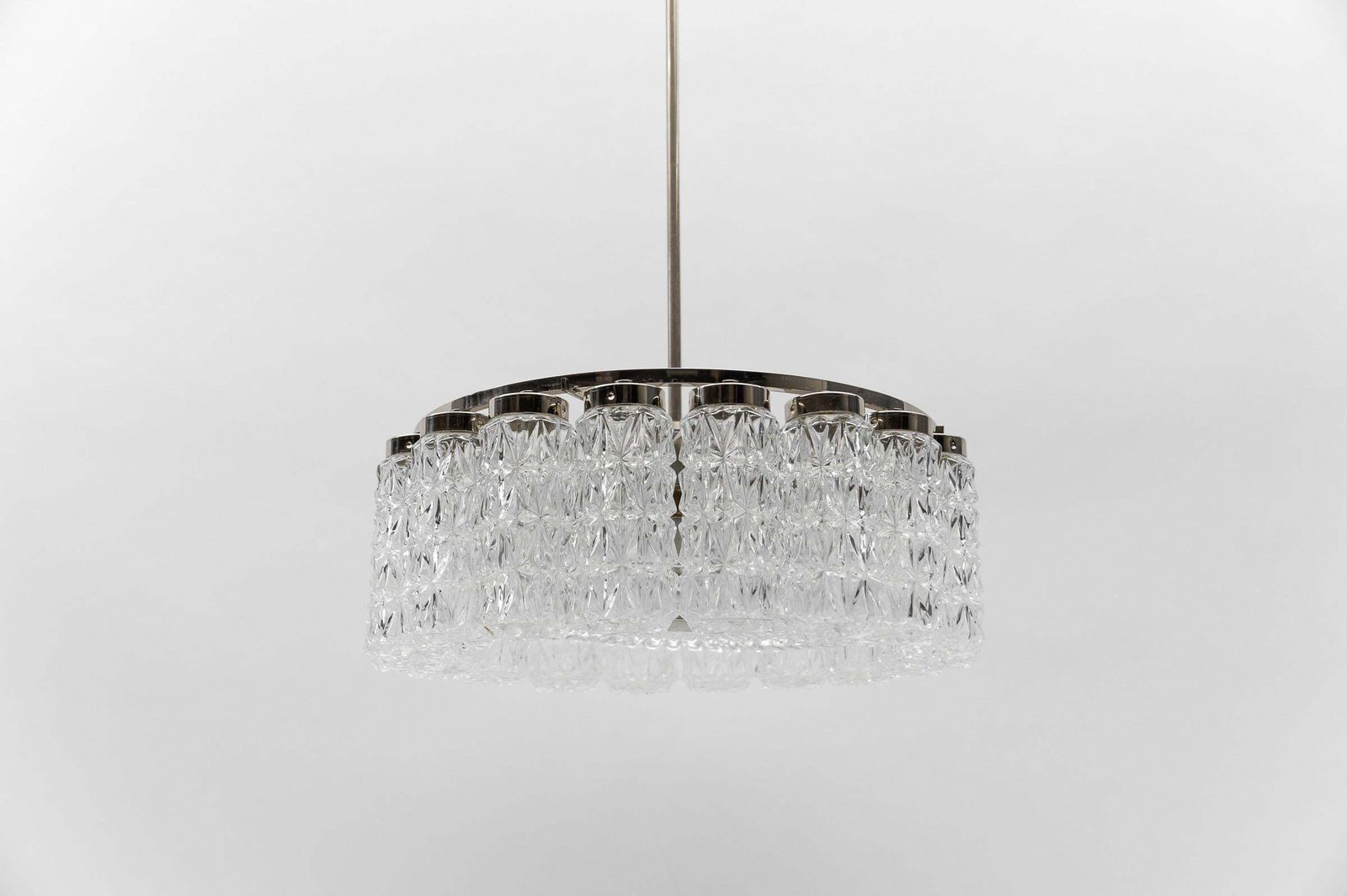 photo vinterior Crystal Glass Chandelier From Kalmar Leuchten, 1960s