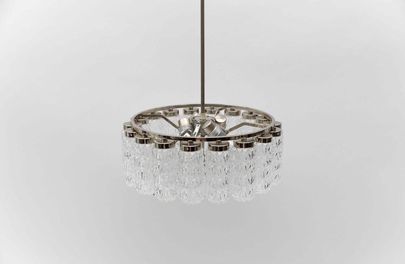 photo buy Crystal Glass Chandelier From Kalmar Leuchten, 1960s