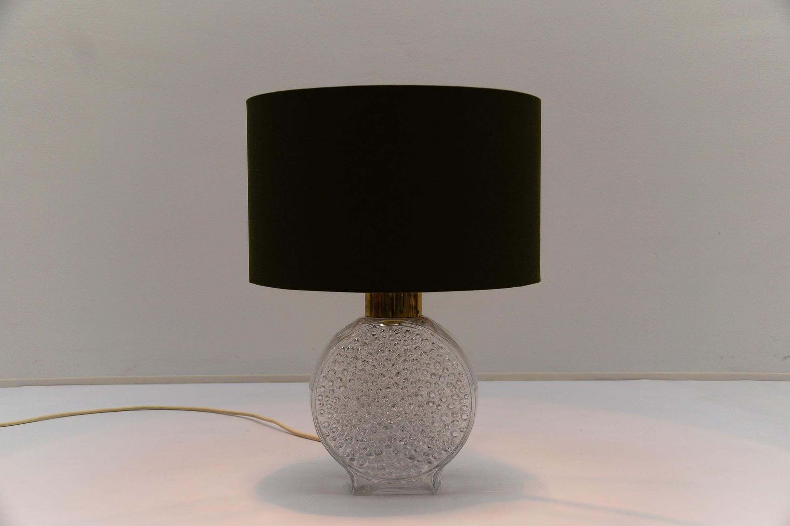 Bubble Glass Table Lamp By Helena Tynell For Limburg, Germany, 1970s photo for sale