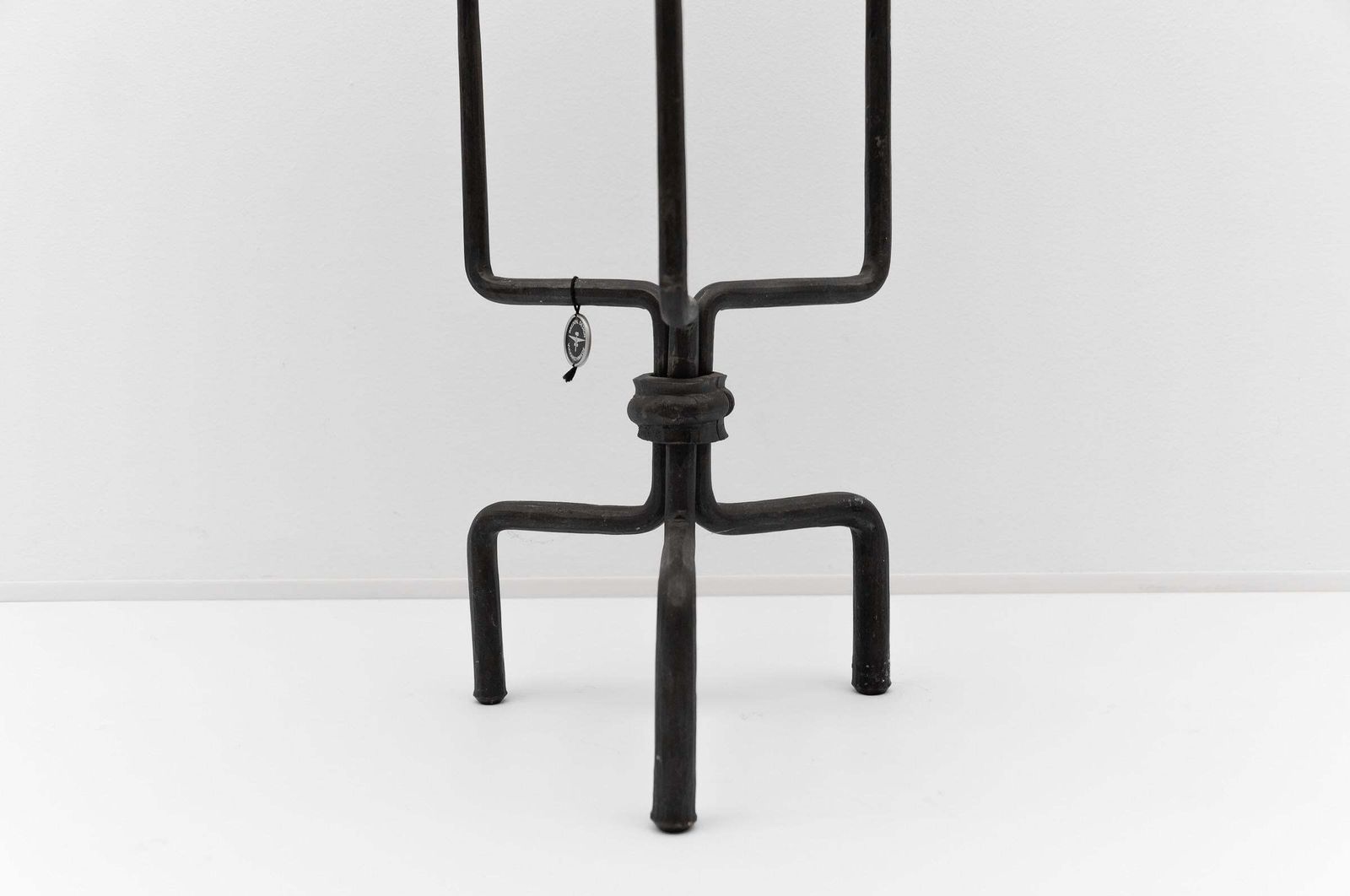 photo furniture Lovely Floor Wrought Candle Holder By Manfred Bredohl Vulkanschmiede, 1970s