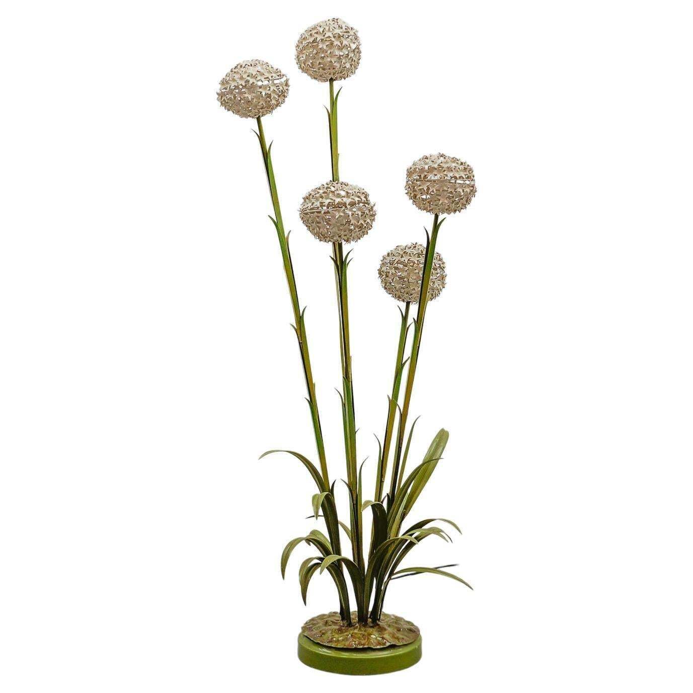 Awesome Beautiful Floral Floor Lamp By Hans Kögl, Germany 1960s