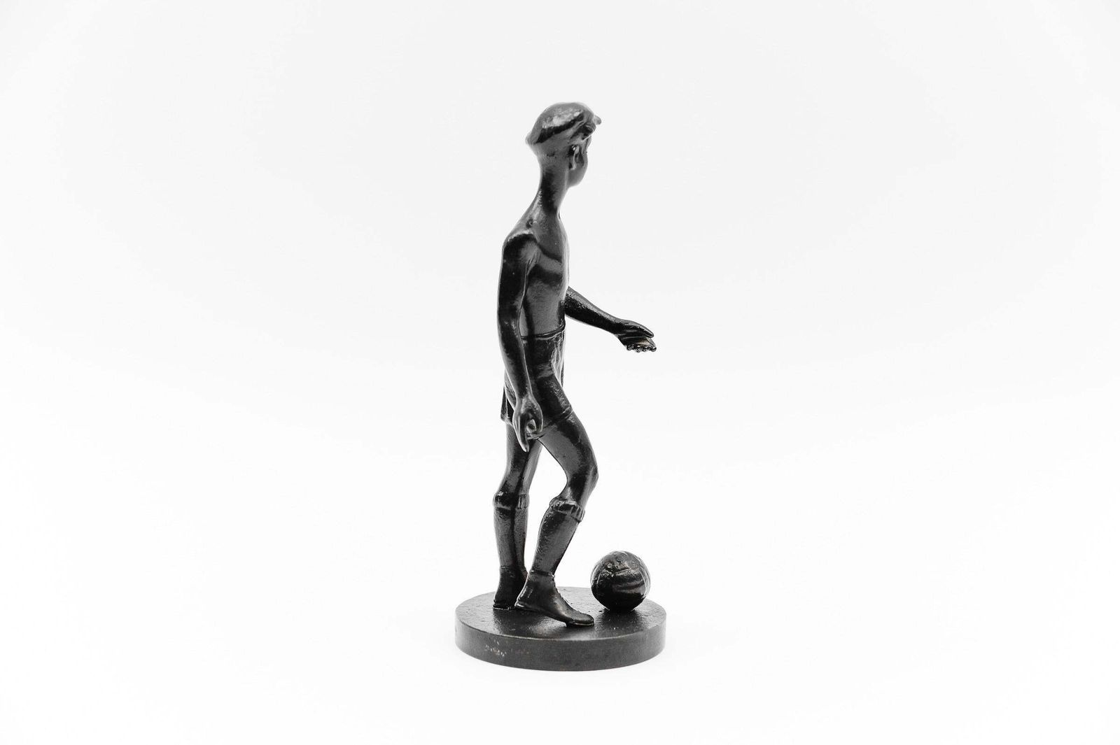 photo furniture Soccer Player, Art Deco Sculpture, Ca. 1940s