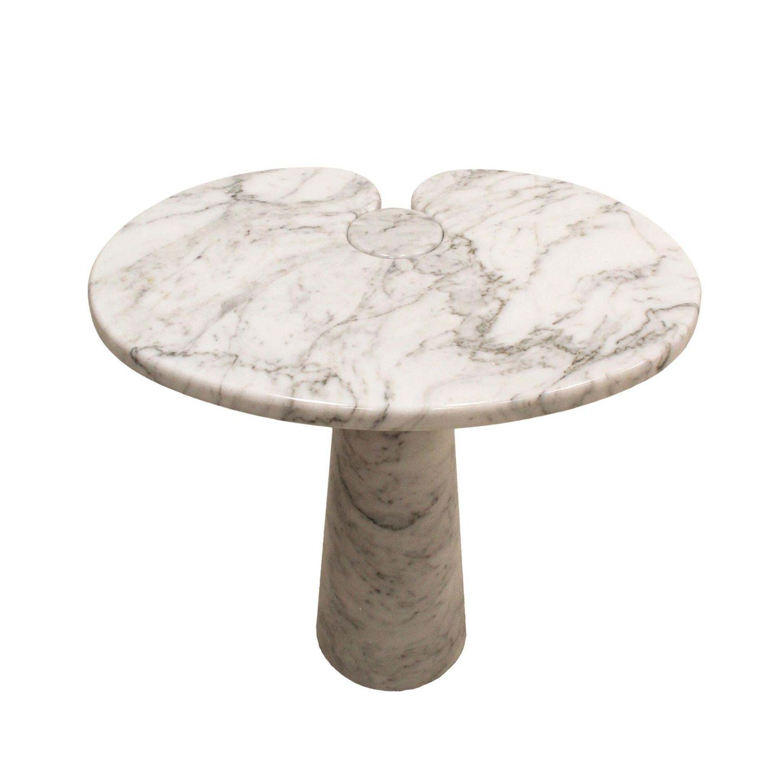 photo furniture Angelo Mangiarotti Mid Century Eros Italian Side Tables Made Of Marble