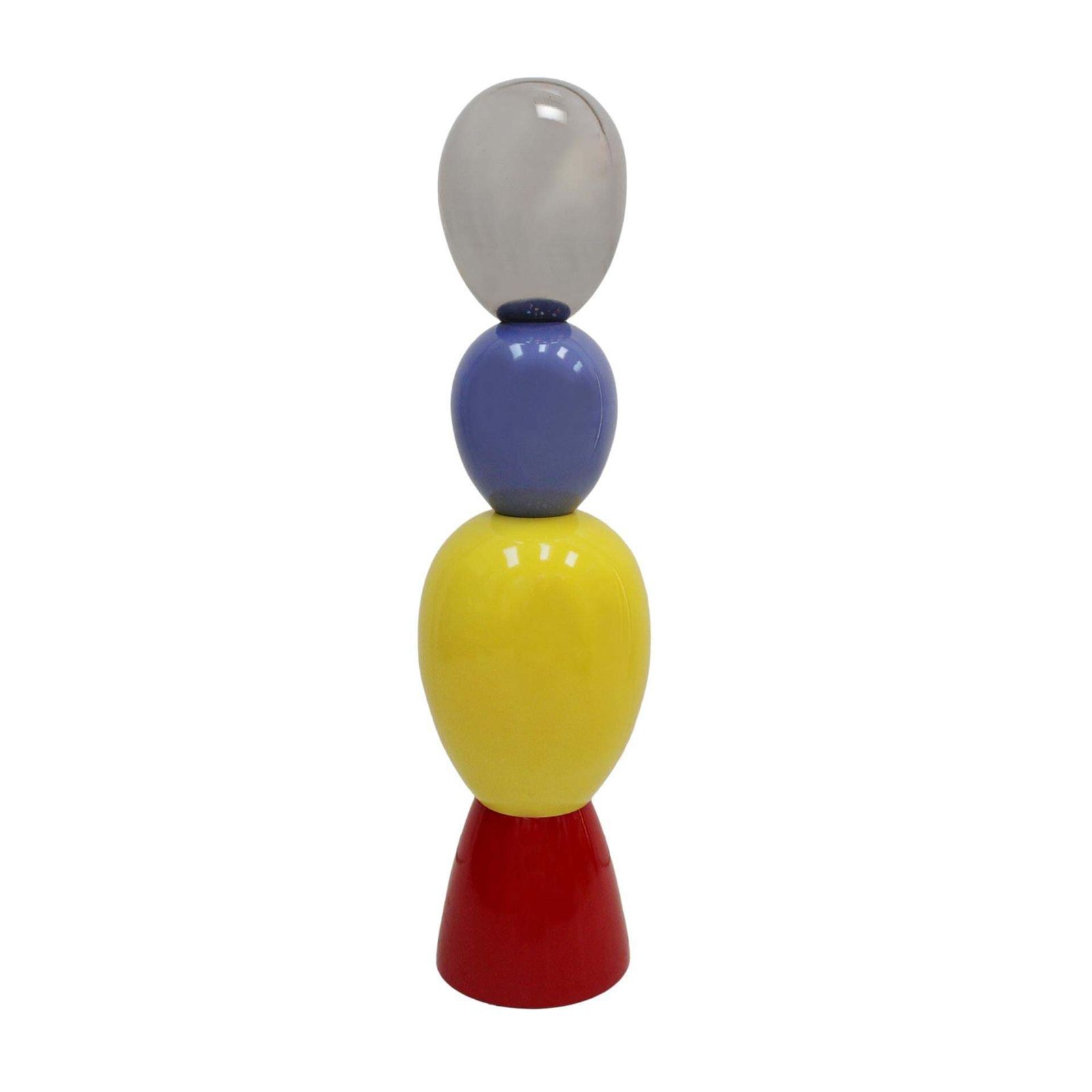 Blue Red Silver Yellow Totem Designed By Alessandro Mendini. Italy photo furniture