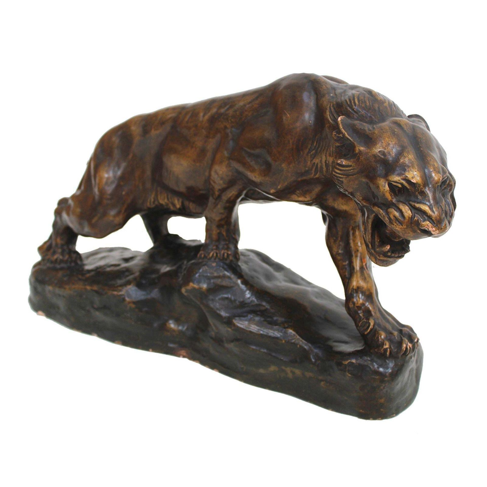 Sculpture Panthère Rugissant By Thomas Cartier photo Art