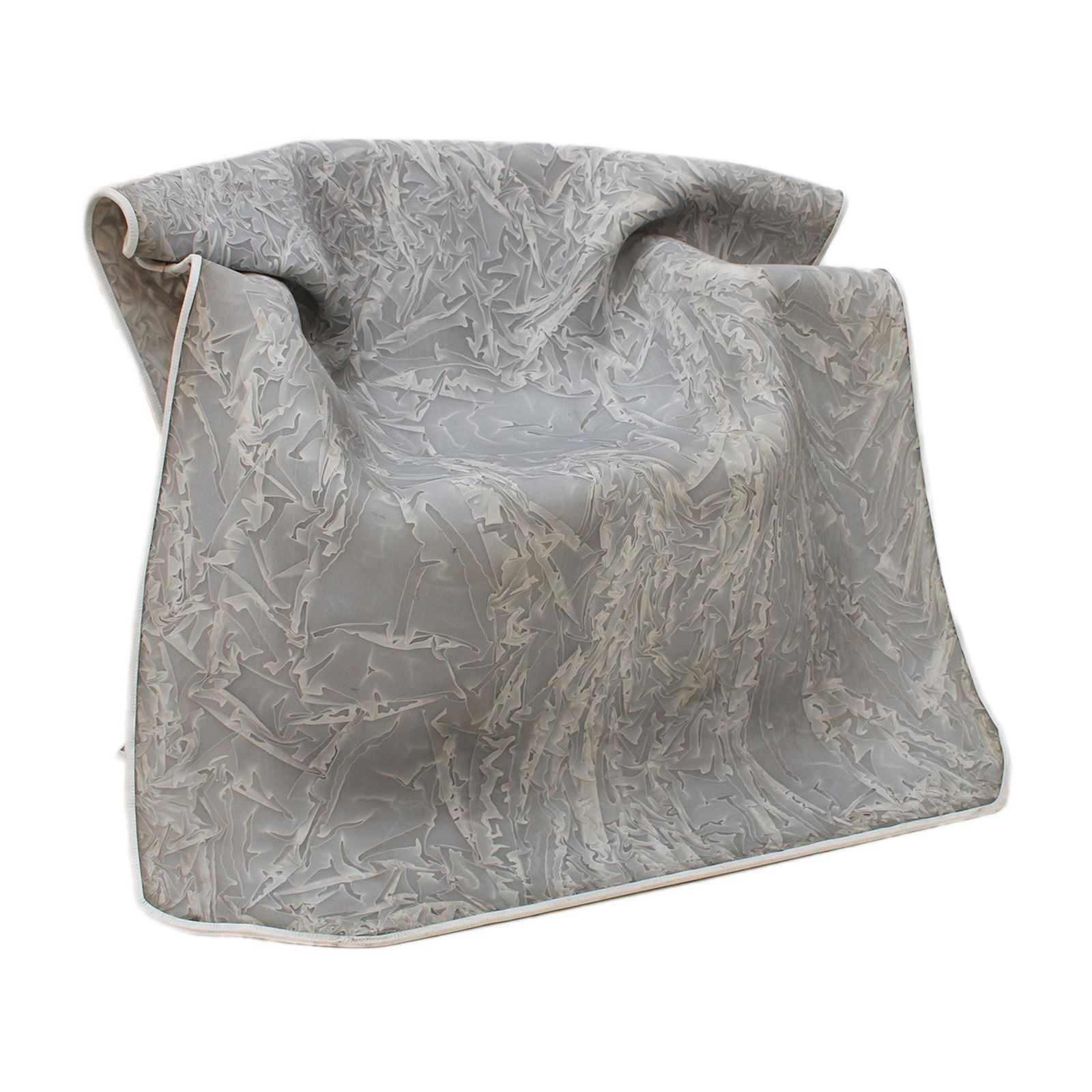 Sculptural Organic Grey Chair Made Of Fiberglass, Italy, 1980s photo for sale