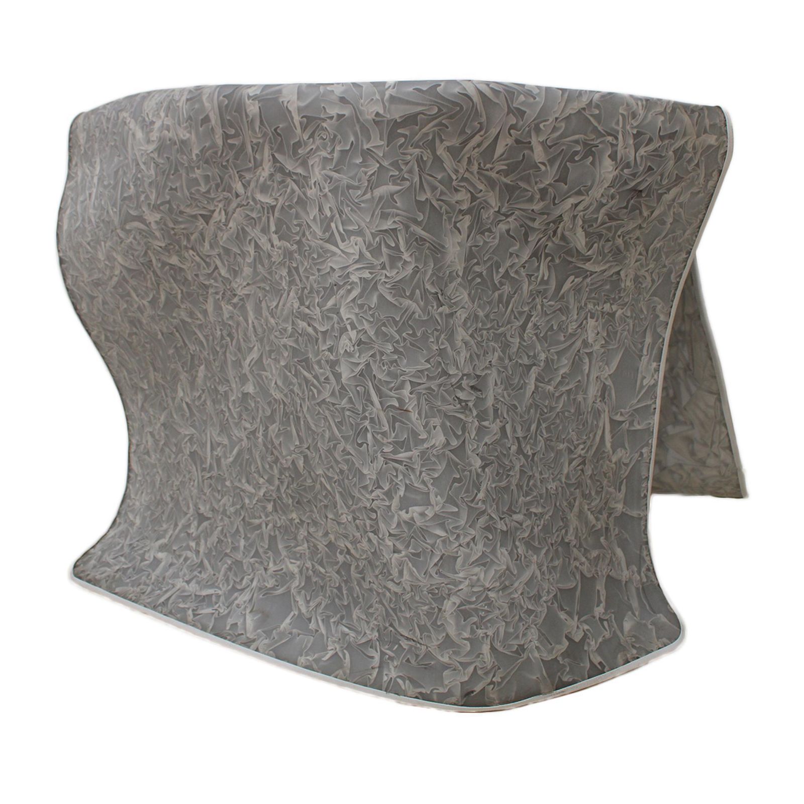 Sculptural Organic Grey Chair Made Of Fiberglass, Italy, 1980s photo 2530.0