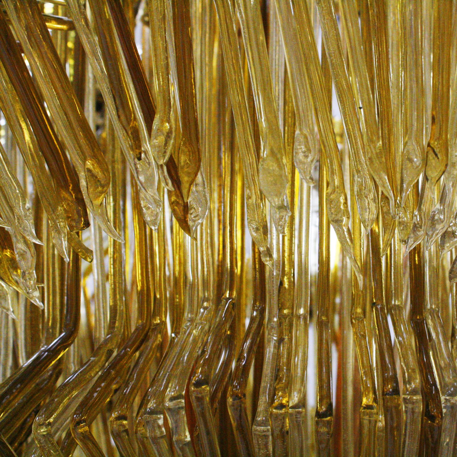 Contemporary Jacopo Foggini Pendant Gold And Brown Polycarbonate Italian Lamp photo vinterior