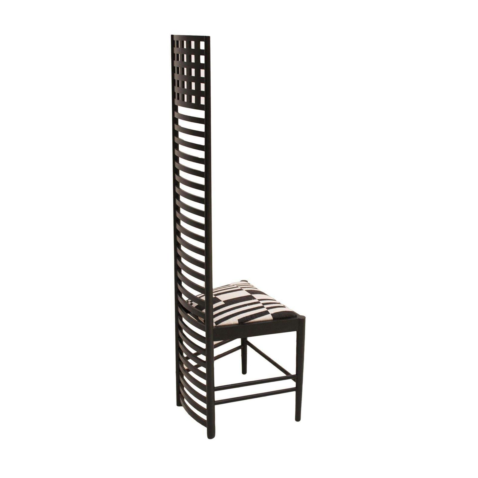 Mid Century Modern Mackintosh "292 Hill House 1" Italian Pair Of Ashwood Chairs photo for sale