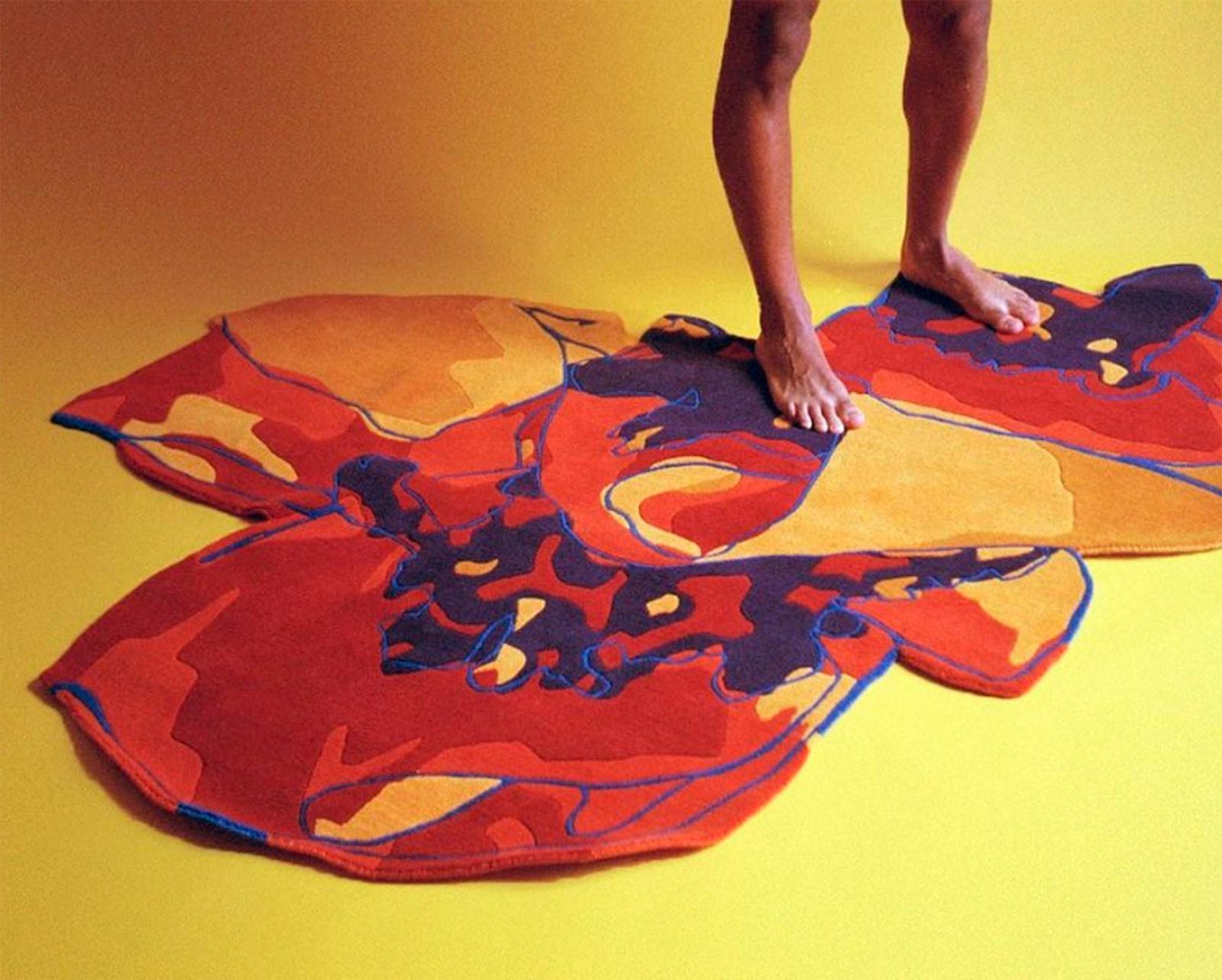 Hand Knotted Rug Of The Botanica Collection By Leo Rydell Jost photo buy
