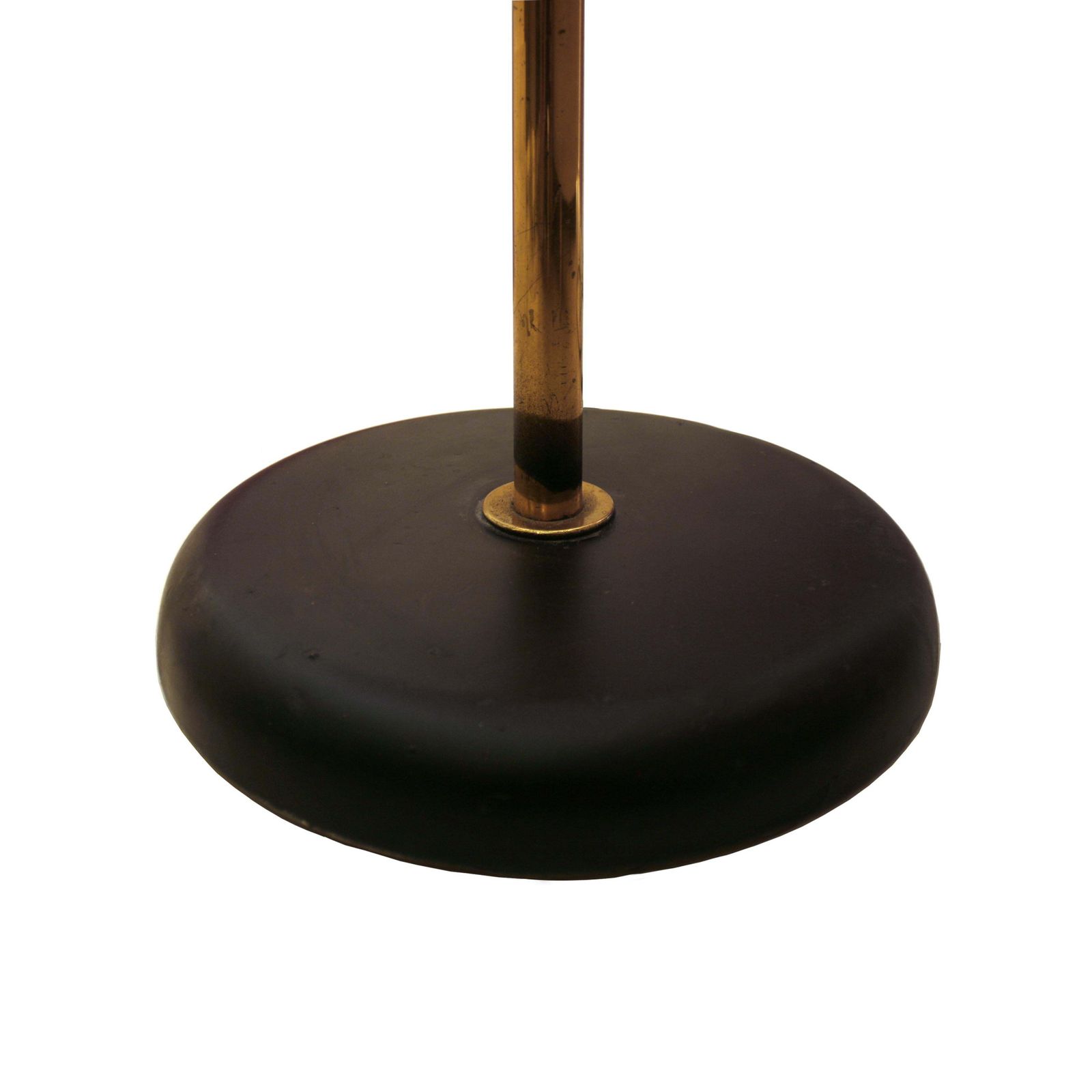 Mid Century Modern Oscar Torlasco Brass And Colored Italian Floor Lamp photo vintage
